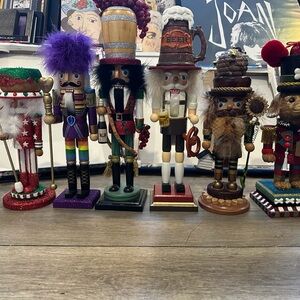 Kurt Adler Festive Nutcracker Set with Multicolor Accents